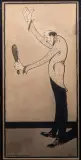 Piet Peeters, karikatuur, 1921, ink on paper