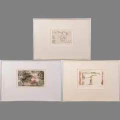 Anton Heyboer, drie etsen
