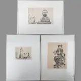 Hermanus Berserik, drie etsen: zelfportret 1966