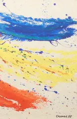 Jan Cremer, zonder titel, gouache on paper