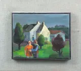 Nico Rypkema, Twee geliefden, oil on canvas