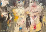 Charlotte Molenkamp, Geliefden, oil on canvas