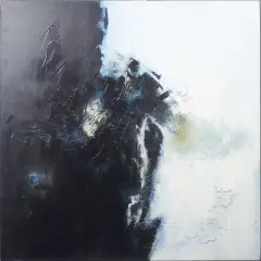 Black and White by Lia de Craen, oil on canvas, sold Jul 2026
