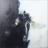Lia de Craen, Black and White, oil on canvas
