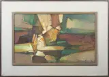 Krijn van Dijke, Laitadroom .- pouldu, oil on board