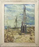 Bart Jonkers, Hoograven, 1956, oil on canvas