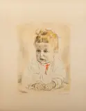 Jan Sluijters, baby, lithograph