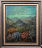 Jo Kruider-Bouwman, vissen tussen het koraal, 1967