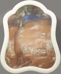 Willem Wagenaar, Parklandschap Utrecht Lucasbolwerk, gouache on paper
