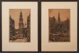 Cornelis Brandenburg, twee etsen: Westerkerk