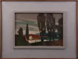 Krijn van Dijke, Compositie balan[s?], oil on board