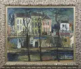 Bart Jonkers, Nieuwegracht, oil on board