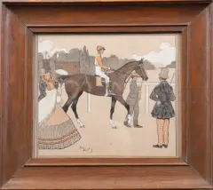Harry Eliott, op de renbaan