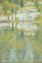 Charles l'Eplattenier, Paysage, pastel sur papier