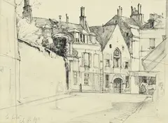 Charles Heyman, La pitié, 1911, encre et crayon de graphite sur papier