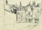 Charles Heyman, La pitié, 1911, encre et crayon de graphite sur papier