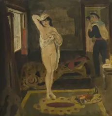 George Bottini, Femme de matelot, 1902,aquarelle et crayon de graphite sur papier