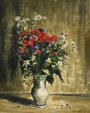 Gaston Sebire, Nature morte au bouquet