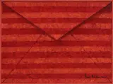 Renée Niklan, Red Envelope, 2003, huile sur toile