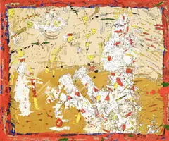 Vasily Kafanov, Sans titre, 1990, huile sur toile