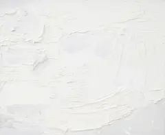 François Aubrun, Monochrome blanc, 1971, huile sur toile