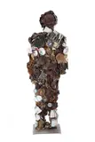 H.A. Schult, Trash Man, 2001, sculpture en technique mixte