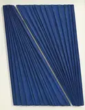 Umberto Mariani, Taghelmoust, 2001, acrylique sur plomb plié fixé sur panneau