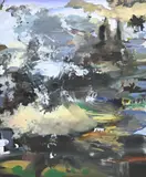 Annie Lapin, Landly Landly Landly!!!, 2011, huile sur toile