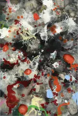 Jürgen Jansen, Composition, 2006, huile et résine sur bois