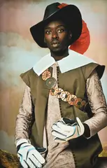 Portrait de Don Miguel De Castro by Omar Victor Diop, 2014, impression jet d'encre pigmentaire sur papier Harman By Hahnemulhe, sold Mar 2024