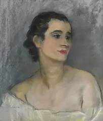 Charles Camoin, Portrait de femme, c.1930, pastel sur papier
