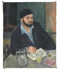 Charles Camoin, Portrait de Léon-Paul Fargue, 1929, huile sur toile