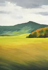 Kurt von Ballmoos, Paysage automnal, 2003, huile sur toile