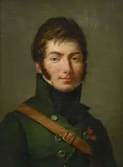 Henri Nicolas van Gorp, Portrait d'homme, huile sur toile