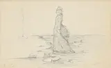 Eugène Louis Boudin, Femme en crinoline en bord de mer