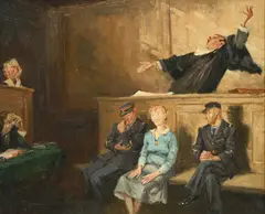 Gaston Hofmann, La Pathétique, huile sur toile
