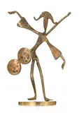 Yves Lohe, Musicien, sculpture en bronze doré