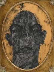 Sabhan Adam, Sans titre, technique mixte sur toile