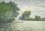Maxime Maufra, Avant la pluie l’Isle-Adam, Seine-et-Oise, 1901, huile sur toile