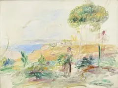 Pierre-Auguste Renoir, Paysage esquissé, 1906, huile sur toile