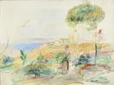 Pierre-Auguste Renoir, Paysage esquissé, 1906, huile sur toile