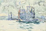 Paul Signac, Bateaux à Saint Tropez