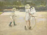 Pietro Chiesa, Enfants jouant aux cerceaux
