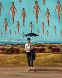 Jean Pierre Serrier, Le misogyne, 1969, huile sur toile