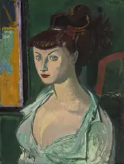 Adrien Holy, Maya, 1952, huile sur toile
