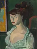 Adrien Holy, Maya, 1952, huile sur toile