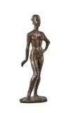 Pierre Blanc, Nu debout, sculpture en bronze à patine brune