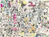 Gen Paul, Orchestre, gouache sur papier