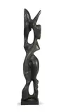 Luis Martinez Richiez, Totem, sculpture en bois