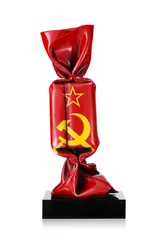 Laurence Jenkell, Wrapping Bonbon URSS, sculpture en plexiglas